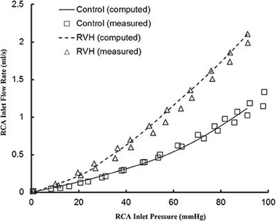 Coronary Blood Flow Is Increased in RV Hypertrophy, but the Shape of Normalized Waves Is Preserved Throughout the Arterial Tree